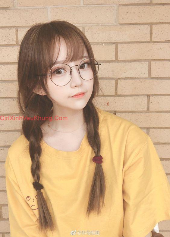 Ảnh girl Xinh 2k5 Mắt Kính Cực Cute Cực Chất Cool Ngầu